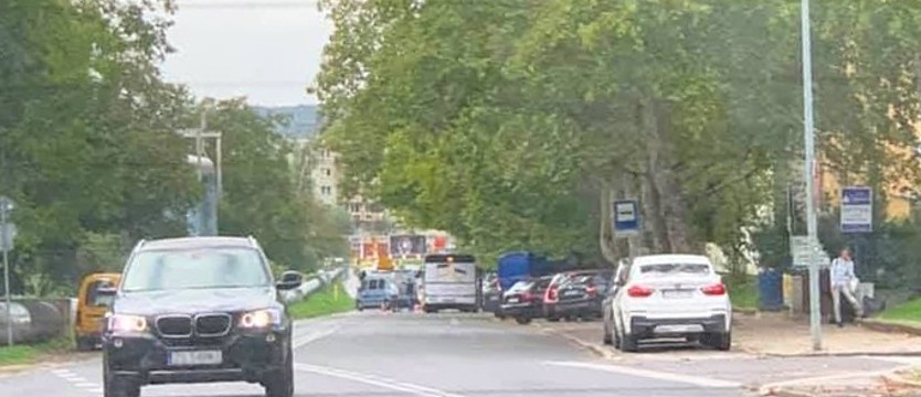 Wypadek na skrzyżowaniu Witkiewicza i Reduty Ordona