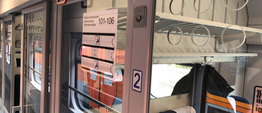 W PKP Intercity bilety tylko na 50 proc. miejsc siedzących