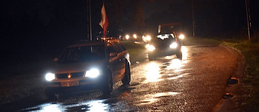 Samochodowy protest mieszkanek Stargardu