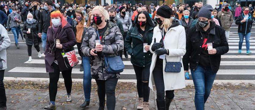 Kobiety demonstrowały w Szczecinie po raz kolejny