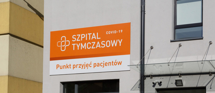 Dwie trzecie pacjentów w szpitalu tymczasowym to osoby niezaszczepione