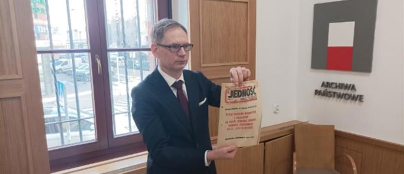 Archiwum Państwowe przejęło dokumenty „Solidarności”