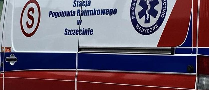 Wypadek przy ul. Małopolskiej w Szczecinie