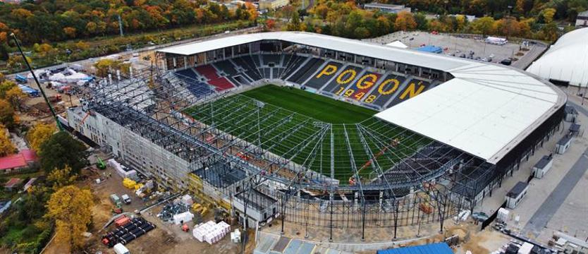 Stadion Miejski w Szczecinie. Blisko zamknięcia konstrukcji