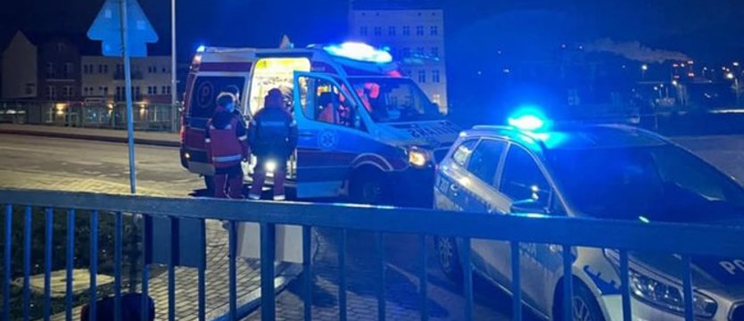 Zakrwawiony agresor i szybka reakcja ratowników WOPR