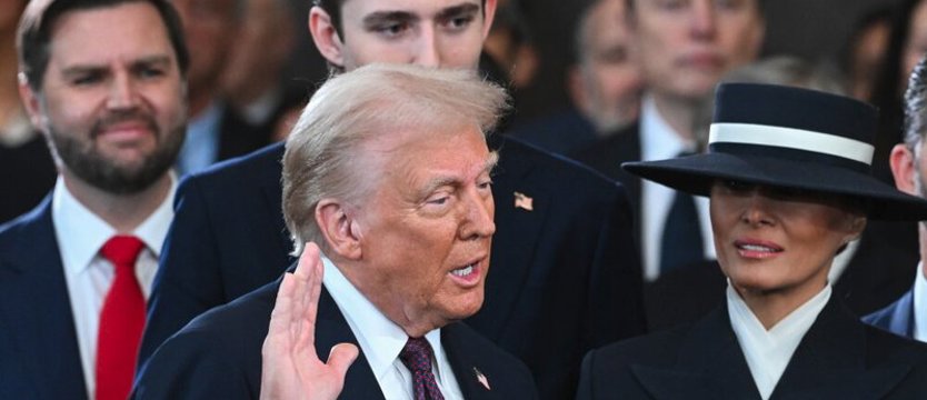 Donald Trump został zaprzysiężony na 47. prezydenta Stanów Zjednoczonych