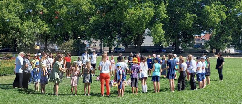 W ramach projektu „Polskie wakacje” młodzież z Litwy zwiedza Szczecin