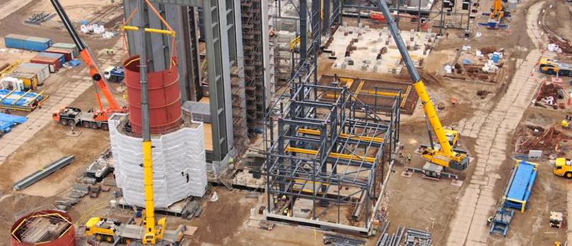 Przy Elektrowni Dolna Odra rosną bloki gazowo-parowe