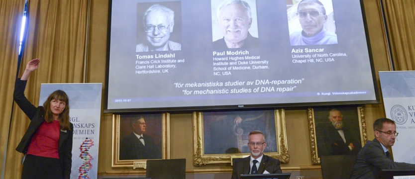 Nobel za naprawę DNA (akt.)