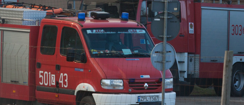 Pożar przy Boguchwały