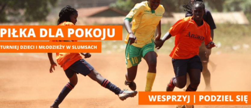 Futbol w kenijskich slumsach