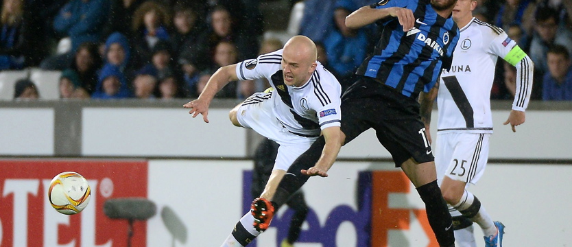 Piłka nożna. Legia przegrała z Brugge