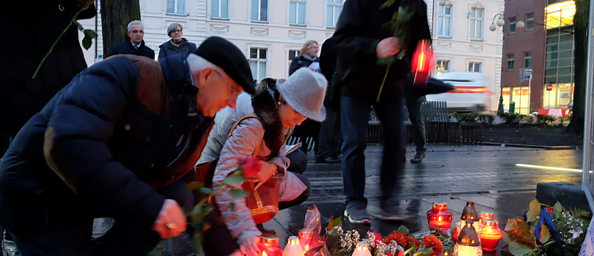 Szczecin solidarny z Paryżem (galeria)