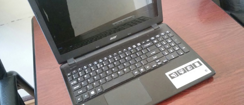 Znaleziono laptop