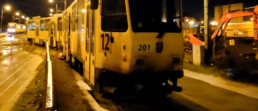 Pożar tramwaju na Pomorzanach