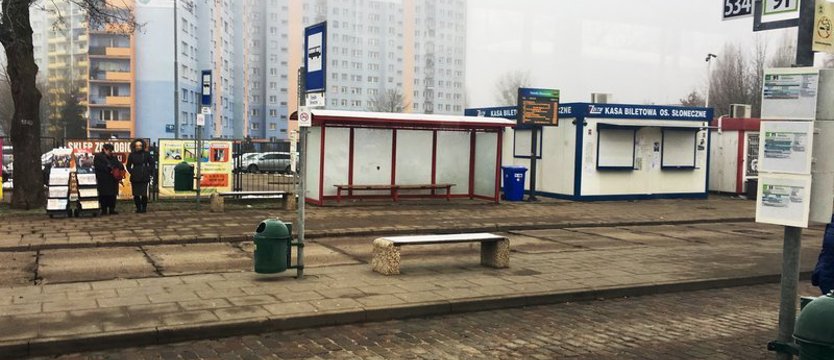 Zamykają wjazd na pętlę „Osiedle Słoneczne” w Szczecinie