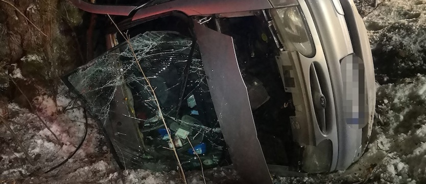 Groźny wypadek k. Złocieńca. Trzy osoby w szpitalu