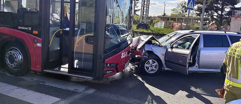 Wypadek w Stargardzie. Dziewięć osób poszkodowanych