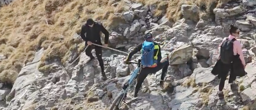 Poszukiwany turysta, który na rowerze wjechał na Giewont