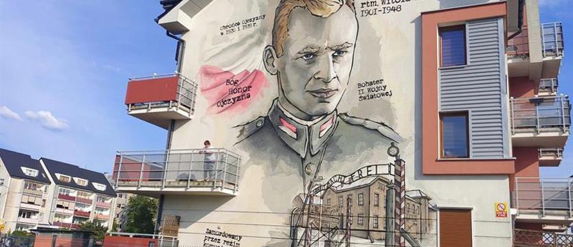 Stargardzki mural rotmistrza gotowy! Mieszkańcy zachwyceni