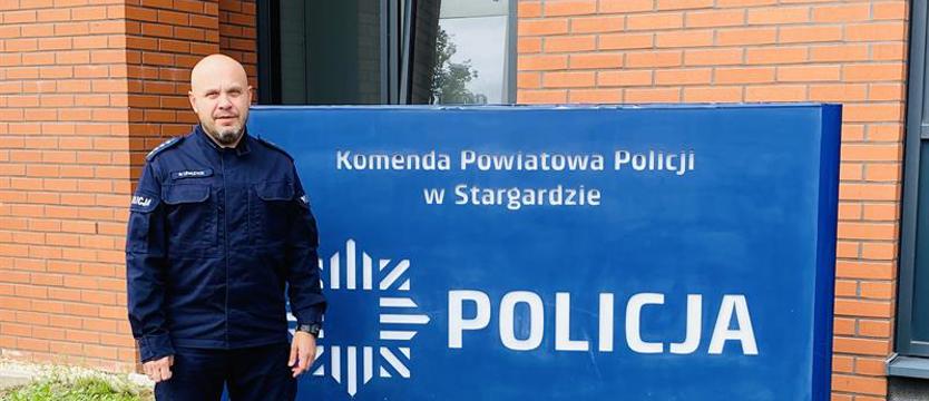 Policjant ze Stargardu nie wahał się, by pomóc drugiemu człowiekowi.  Jego szpik poleciał do USA