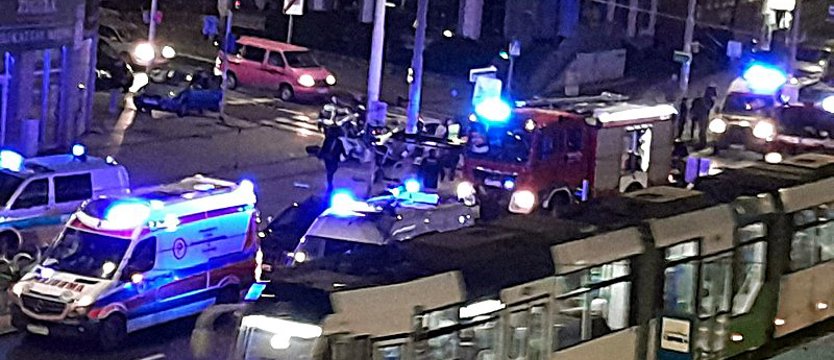 Wypadek na skrzyżowaniu Jagiellońskiej i Bohaterów Warszawy w Szczecinie
