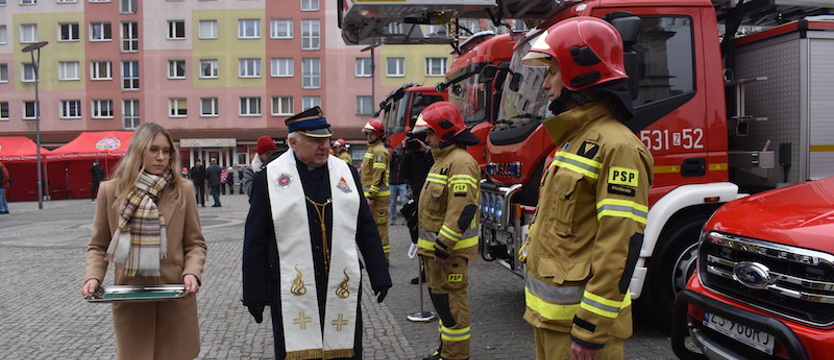 Strażacka uroczystość w Stargardzie. Mają czym gasić i ratować