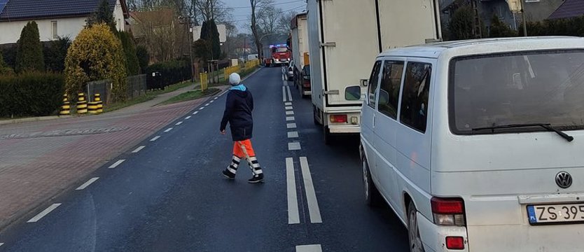 Zderzenie samochodów w Płoni. Utworzyły się korki