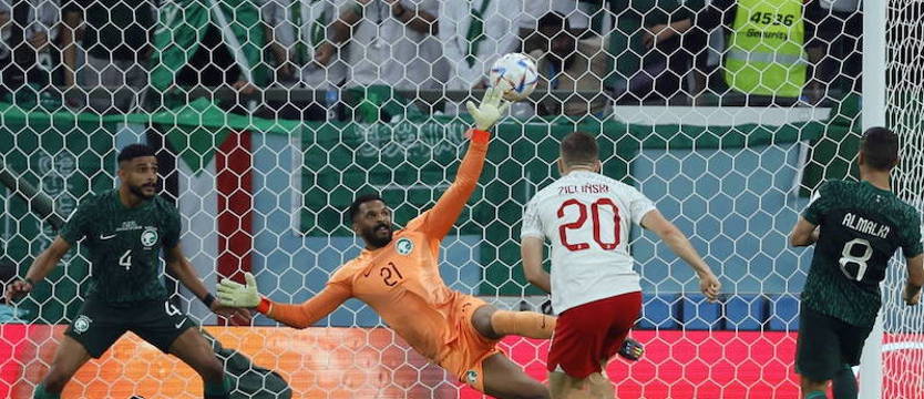 Piłka nożna. Polska wygrała z Arabią Saudyjską 2:0 w meczu grupy C piłkarskich MŚ
