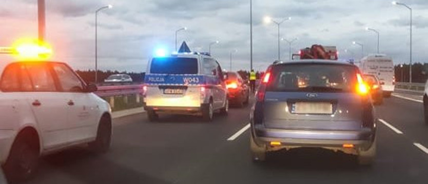 Wypadek na węźle Szczecin Kijewo. Utrudnienia w przejeździe