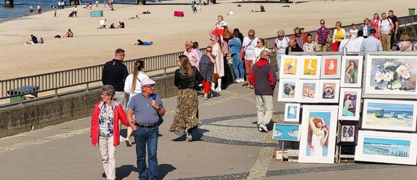 Słoneczne galerie nad morzem
