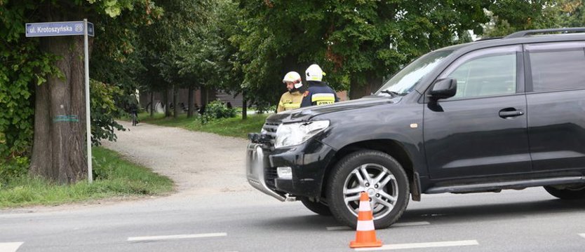 Potrącenie rowerzysty na przejściu. Autem kierowała minister zdrowia