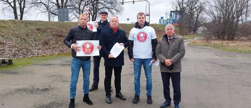 Spontaniczny protest po polskiej stronie