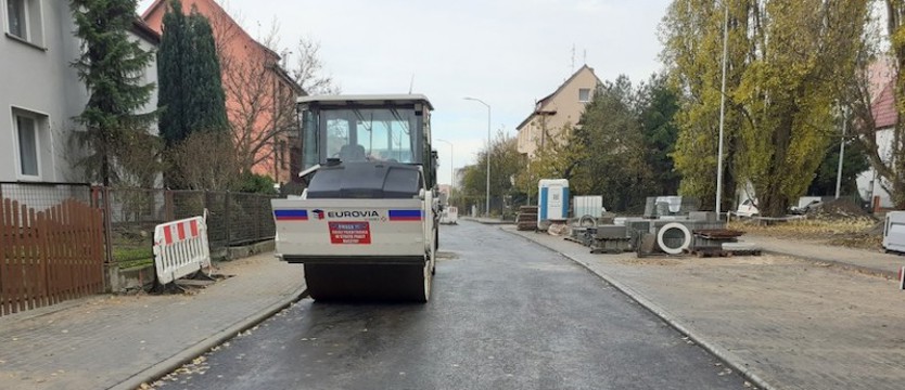 Przebudowa ul. Jarogniewa w Szczecinie na finiszu