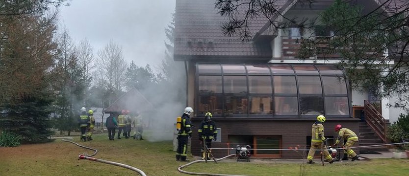 Pożar w domu opieki w Strumianach. Ewakuowano podopiecznych