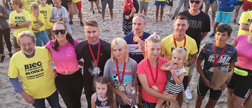 Wieczorne biegi po plaży w Pobierowie