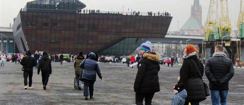 Morskie Centrum Nauki też zagrało z WOŚP. Taras za datek
