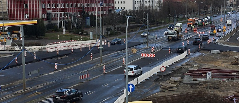 Wahadło na Energetyków dla tramwajów już działa