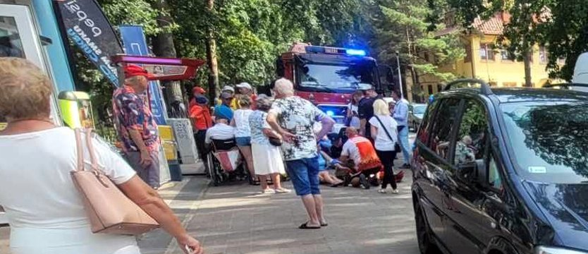 Samochód potrącił trzy osoby na wózkach inwalidzkich