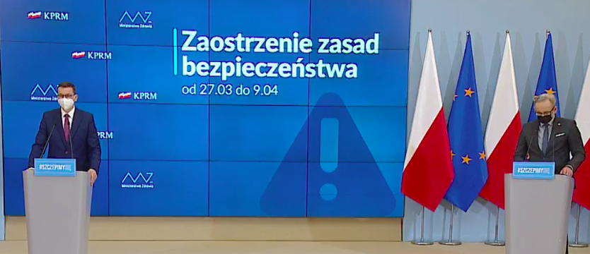 Od soboty do 9 kwietnia - zaostrzenie zasad bezpieczeństwa wz. z COVID-19