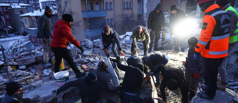 Rośnie liczba ofiar trzęsienia ziemii w Turcji i Syrii