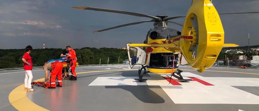 Lekarz z załogą z nieba. Helikopter Lotniczego Pogotowia Ratunkowego w akcji