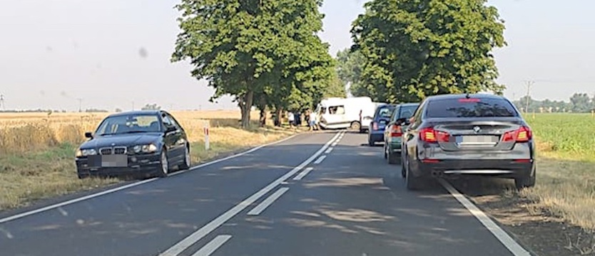 Wypadek na drodze Witkowo - Kolin. Są poszkodowani