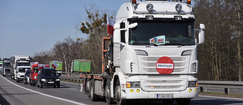 W Szczecinie będzie protest przewoźników drogowych