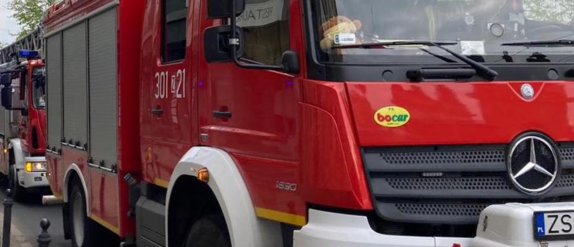 Trzy osoby podtrute dwutlenkiem węgla podczas prac spawalniczych w Szczecinie