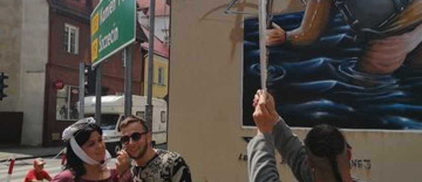 Trzeci mural poświęcony baszcie w Trzebiatowie odsłonięty