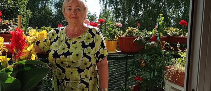 Balkon pani Wiesławy