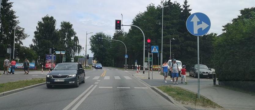 Zakaz wjazdu do Rewala od strony Trzęsacza