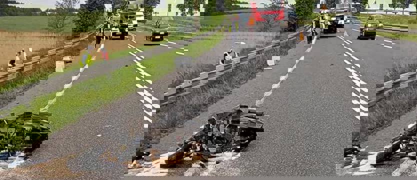 Motorowerzysta zginął pod Koszalinem. Potrąciła go pijana 25-latka