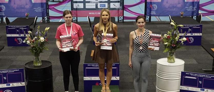 Warcaby. Superbłyskawiczna szczecinianka - złoto i srebro Natalii Sadowskiej